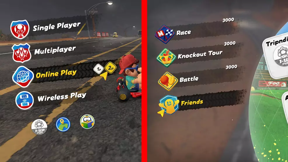 Image online play options and then friends show options