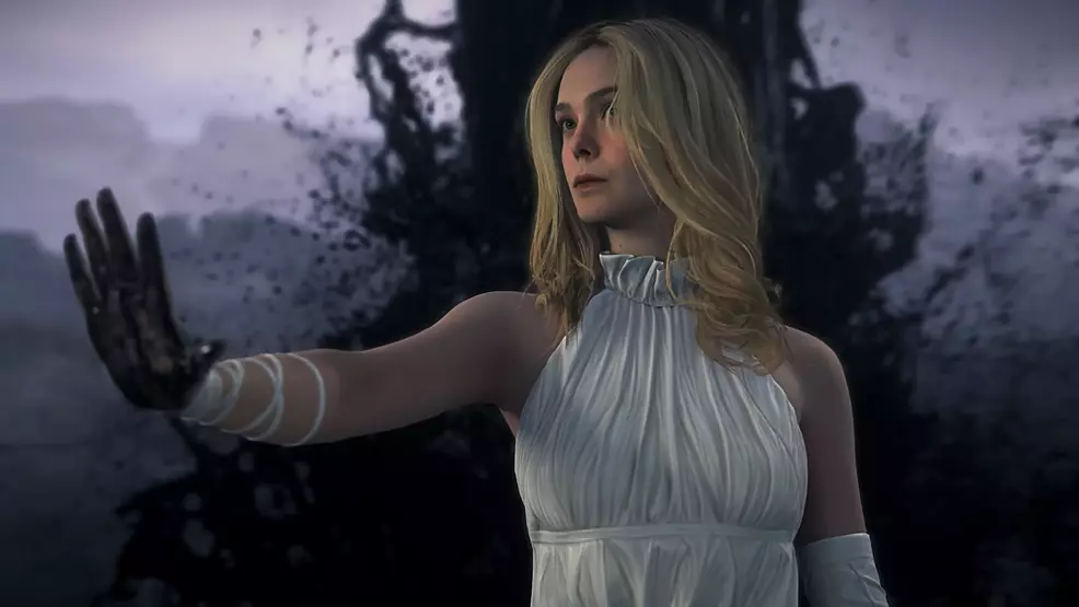 Yesterday increased with his hand. His hand is covered in a black substance.