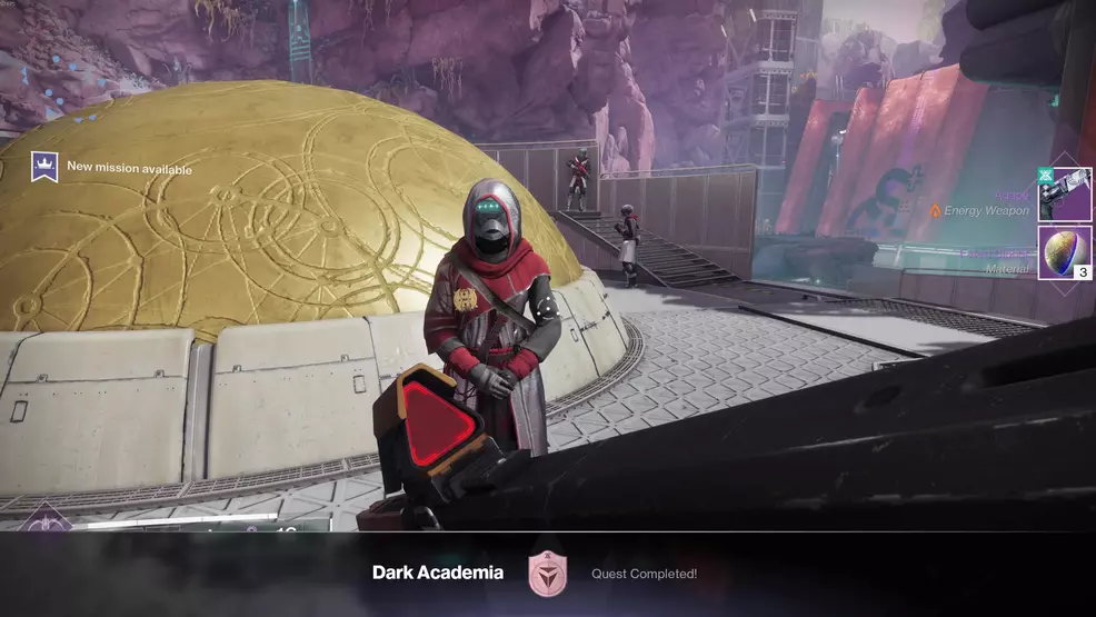 Completing Dark Academia Quest in Destin 2: The Edge of Fet