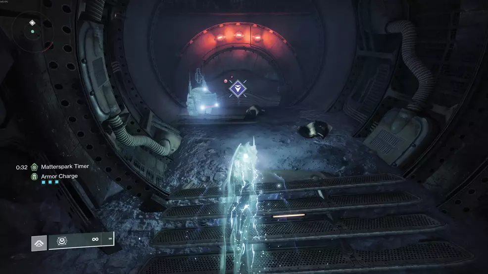 Darwaza and charging device locked in dark academia in Destin 2: The Edge of Fet