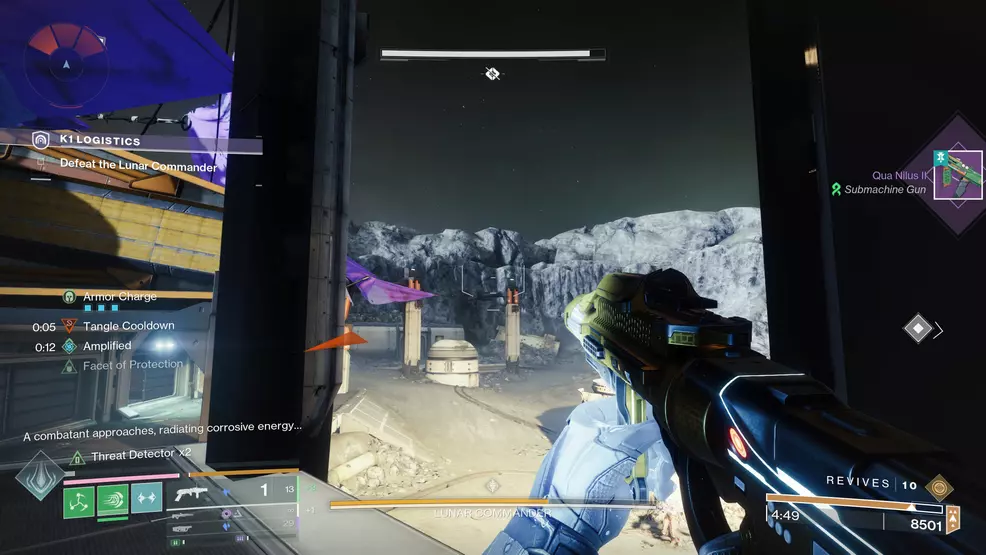 Receiving the Qua Nilus II as a Portal activity reward in Destiny 2