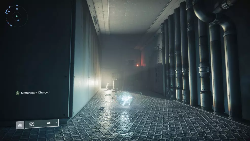 A hole in a grate on some boxes nera the Caldera settlement in Destiny 2: The Edge of Fate