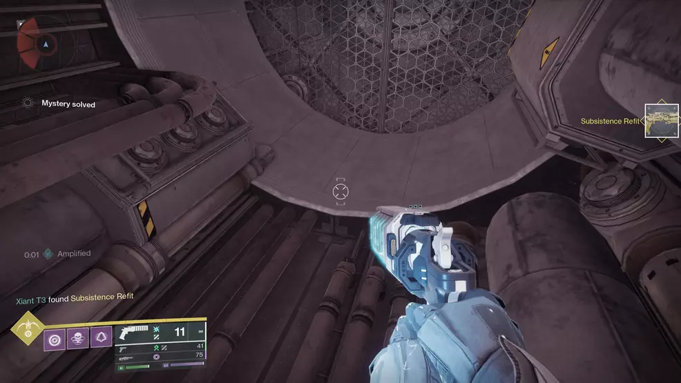 Getting the Subsistence Refit catalyst for the Graviton Spike Exotic Hand Cannon in Destiny 2: The Edge of Fate