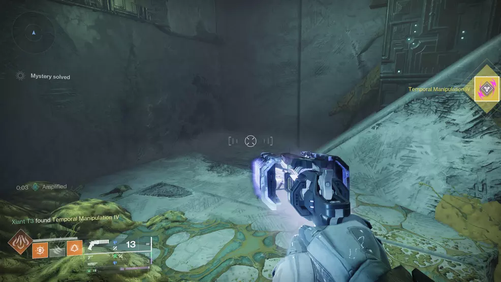 Getting the Temporal Manipulation 4 intrinsic for the Graviton Spike Exotic Hand in Destiny 2: The Edge of Fate