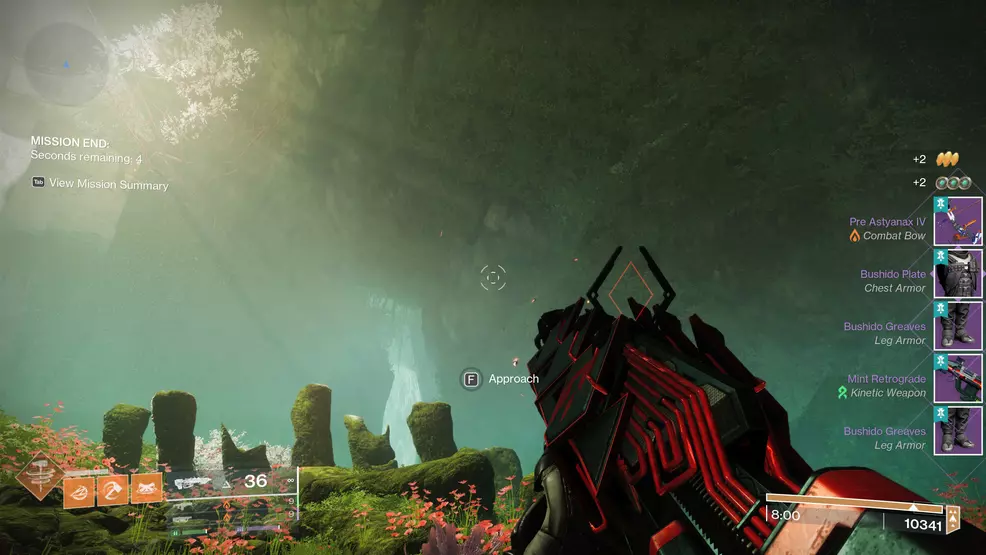 Getting mint retrograde as a peak opes in Starcross Mission in Destin 2