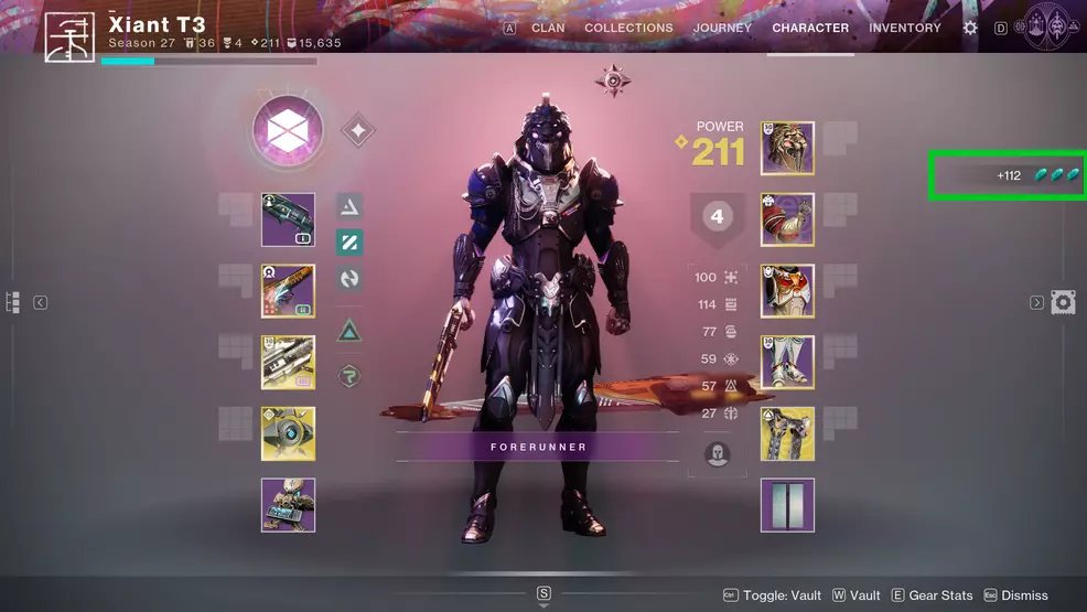 Getting Unstable Cores for dismantling high Power gear in Destiny 2