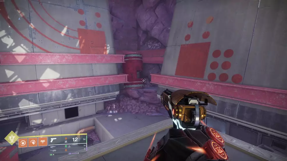 A pipe hiding a Mattermorph node in Destiny 2