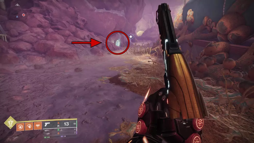 A Matterspark portal in the Gorge on Kepler in Destiny 2