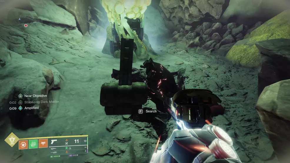 The weapon part in the Gorge on Kepler in Destiny 2