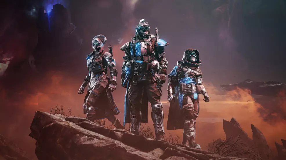 Key art of Destiny 2: The Final Shape, featuring three guardians.