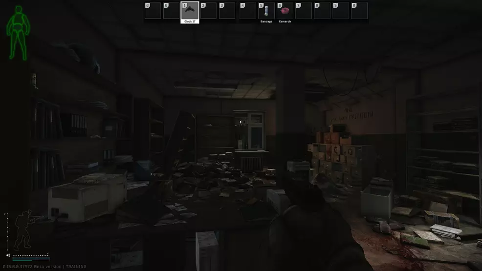 Window for vault via factory to reach the transit of the forest in escape from Tarcov