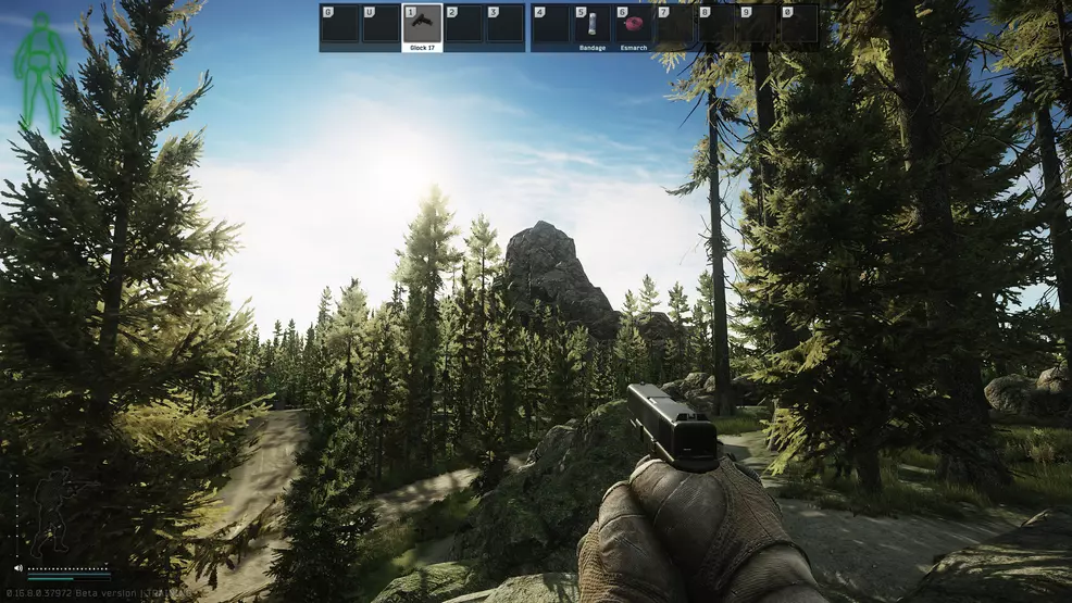 Bada mountain near the center of the forest to escape from Tarcov