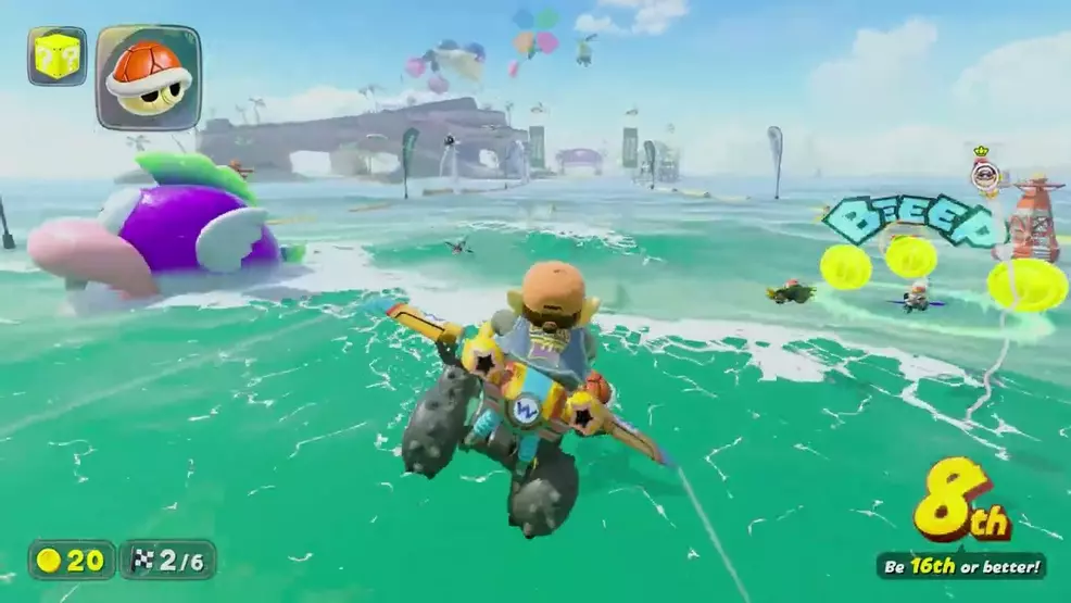 Mario Cart World Playthrough