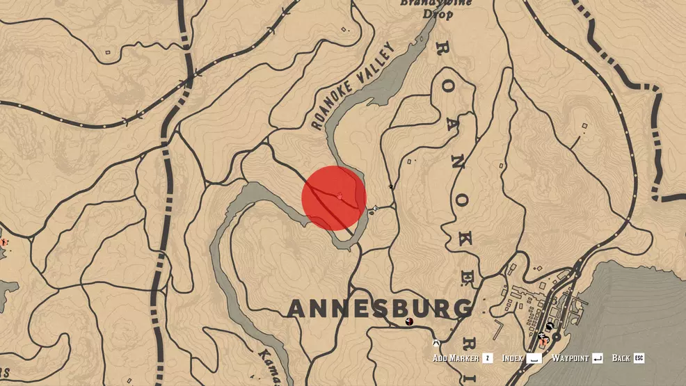 Cugar Spon Station Red Dead online near a river