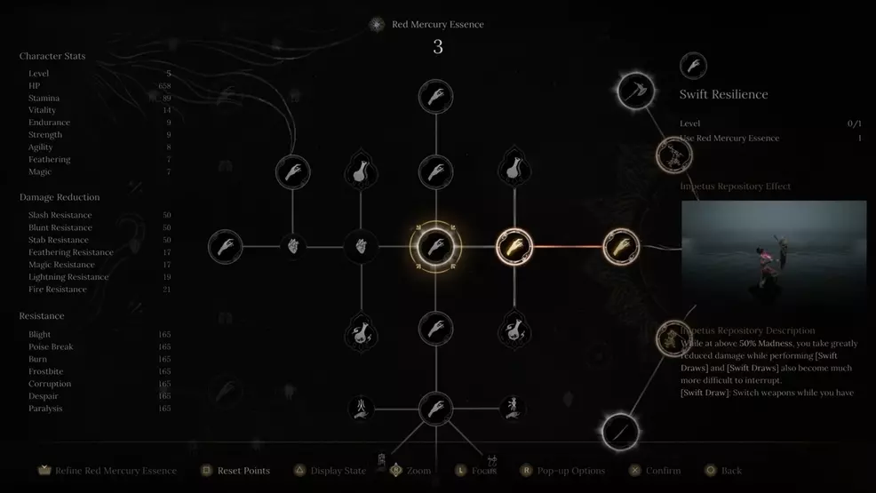 Skill Tree in Wuchang: Fallen Wings