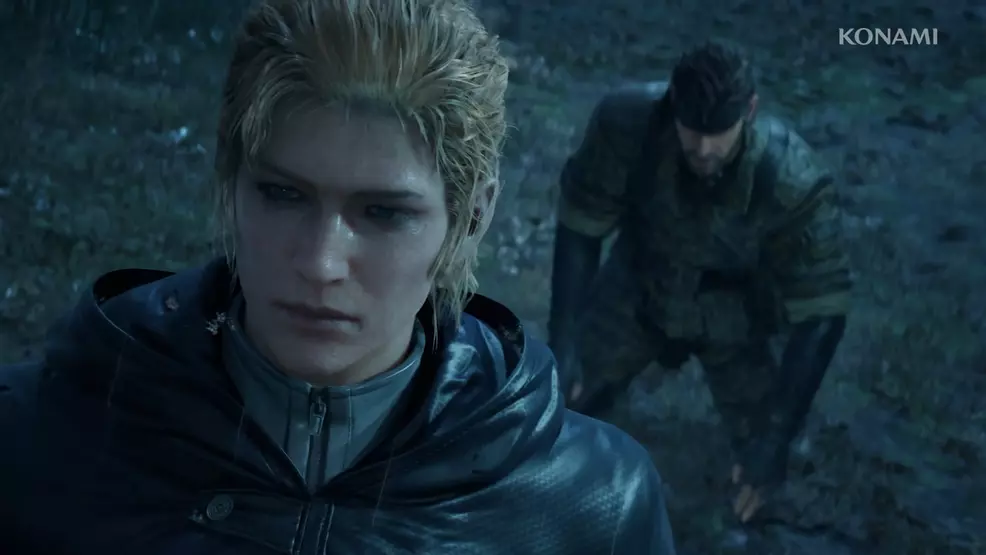 The Boss walks away from Snake in Metal Gear Solid Delta: Snake Eater.