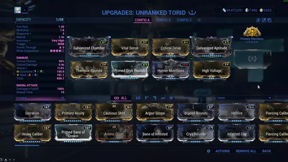 Torrid Warframe The best Torid Incarnon build in Warframe | Shacknews