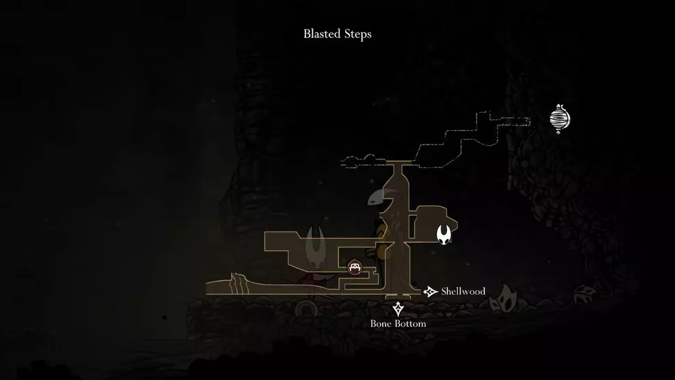 Lasted Steps Where to find the Blasted Steps map in Hollow Knight: Silksong | Shacknews