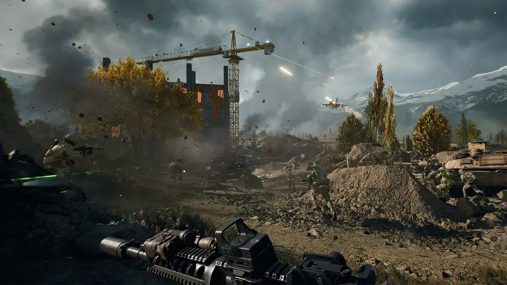 Soldiers assaulting a point on Mirak Valley in Battlefield 6.