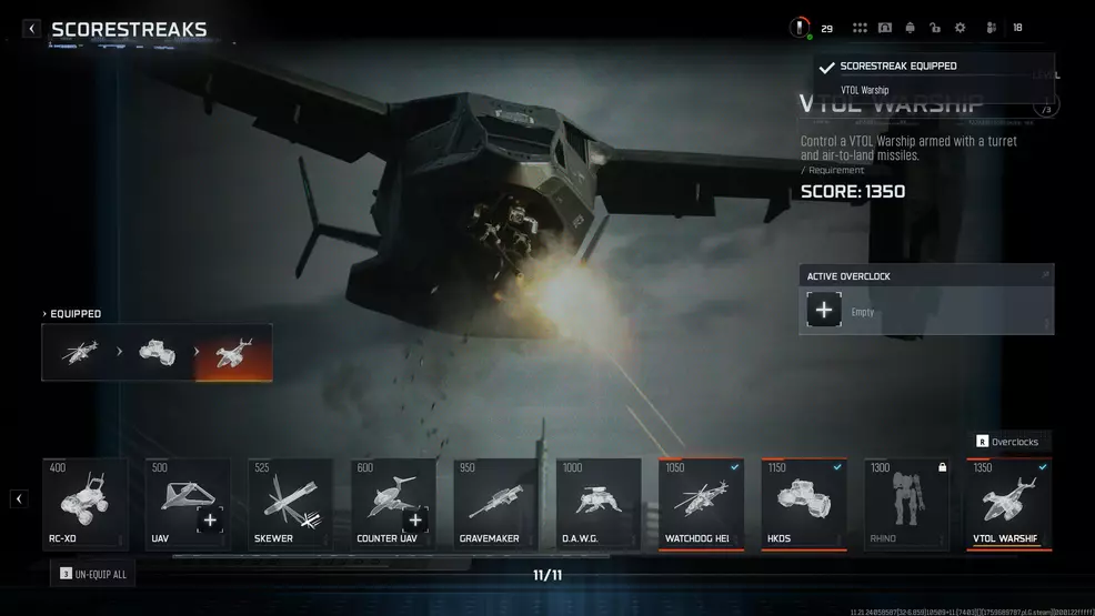 An expensive Scorestreak loadout in Call of Duty: Black Ops 7.