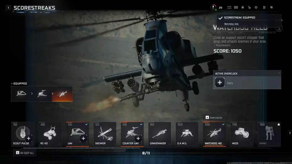A medium cost Scorestreak loadout in Call of Duty: Black Ops 7.