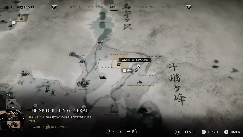 The Green Dye Merchant location in Ghost of Yotei