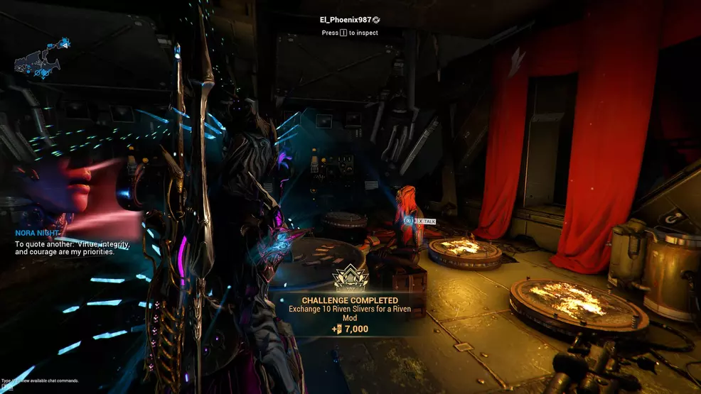 Palladino at Iron Wake in Warframe