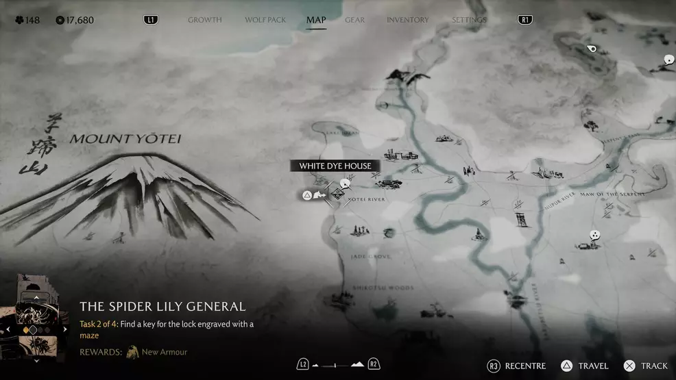 The White Dye Merchant location in Ghost of Yotei