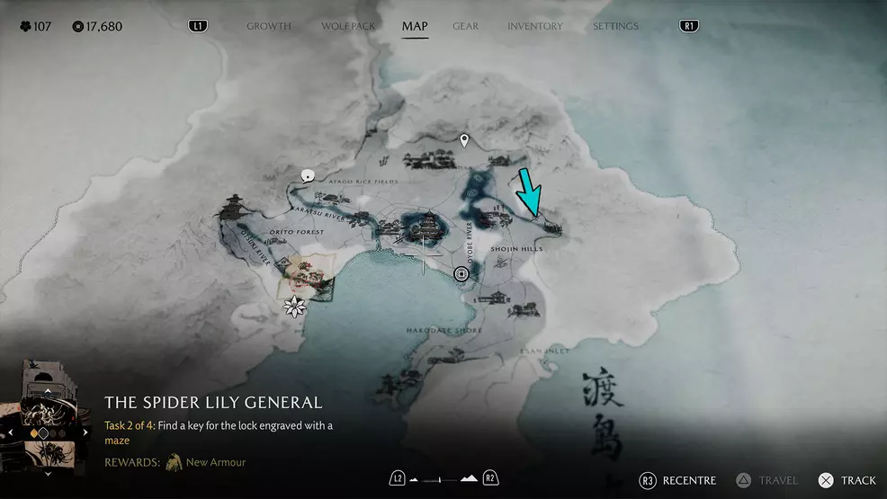 All Wolf Dens in Oshima Coast