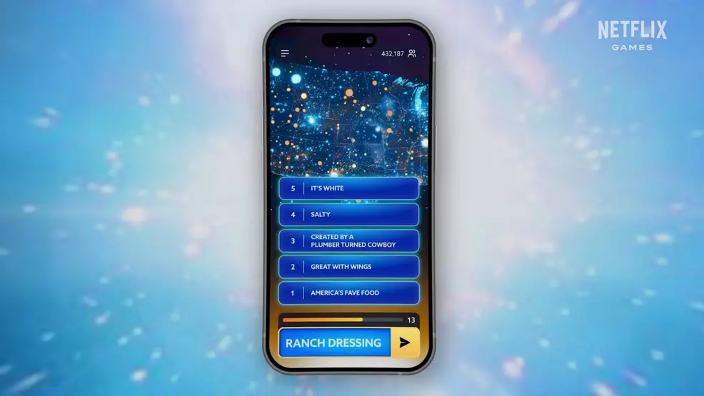 Five example clues for Best Guess Live