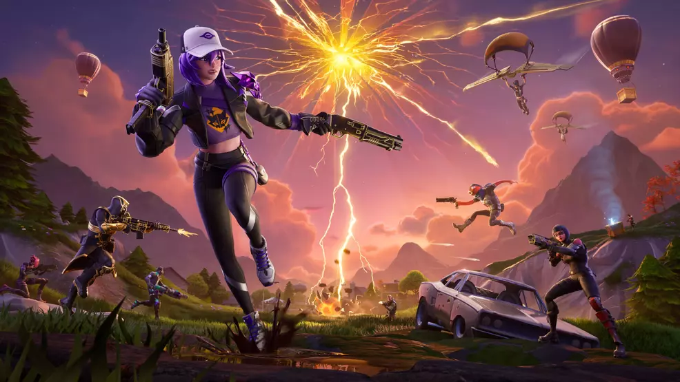 Seni utama untuk mode permainan blitz Royale Fortnite.