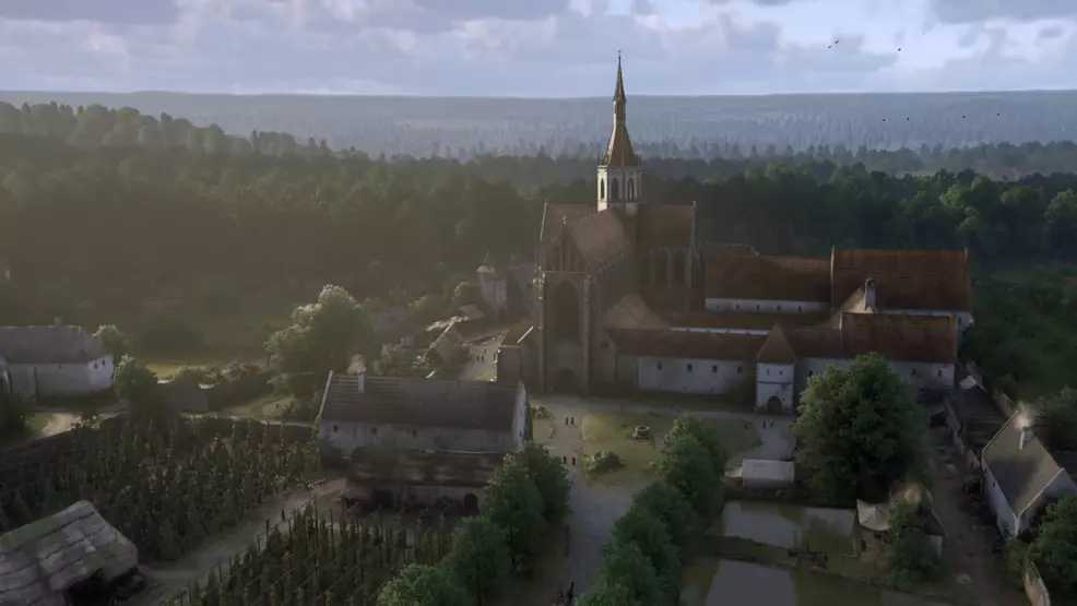 The Sedletz monastery in Kingdom Come: Deliverance 2