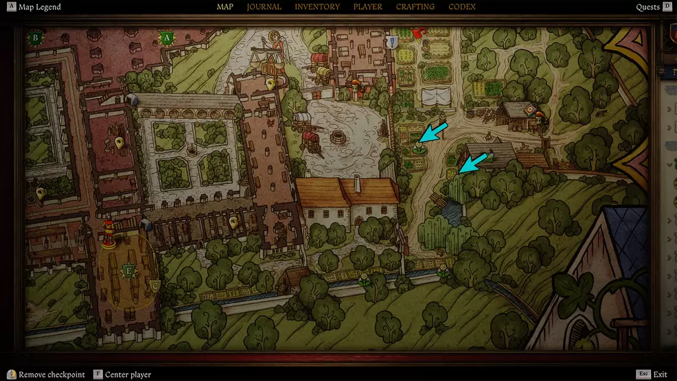 Where to find Mint and Sage at the monastery in Kingdom Come ...