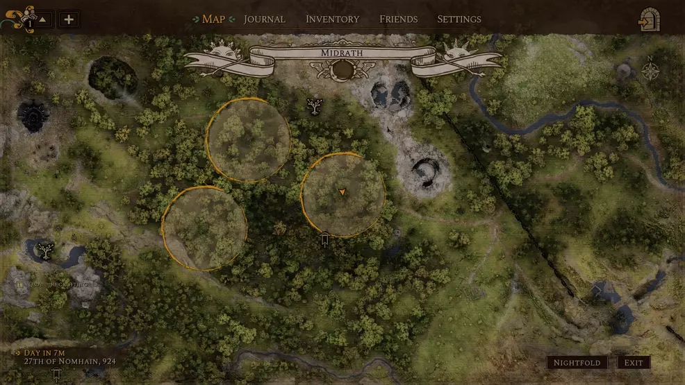 The elder voicing trees in Soulframe