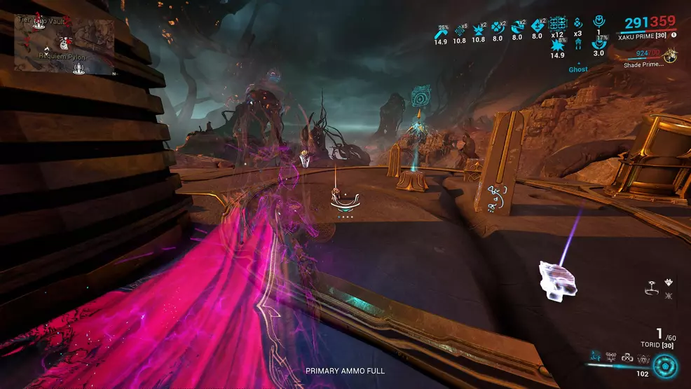 A Requiem Obelisk in Warframe