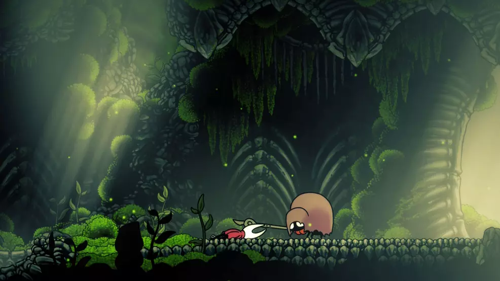 Screenshot of Hollow Knight: Silksong.