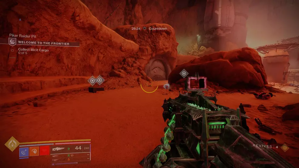 The illicit cargo in the Piker Pit in Destiny 2