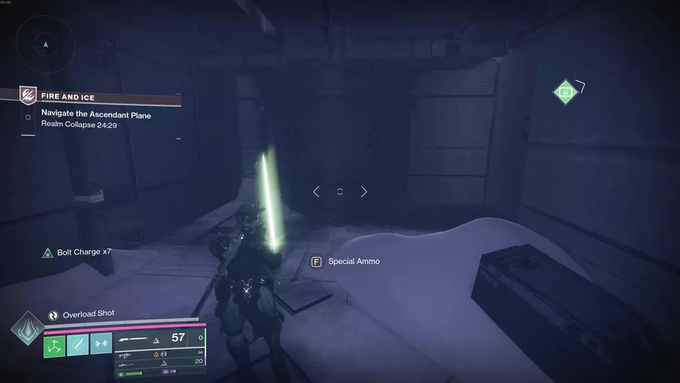 The walls hiding the fourth Oddity for the Echoing Blade Praxic Blade Exotic Catalyst in Fire and Ice in Destiny 2.