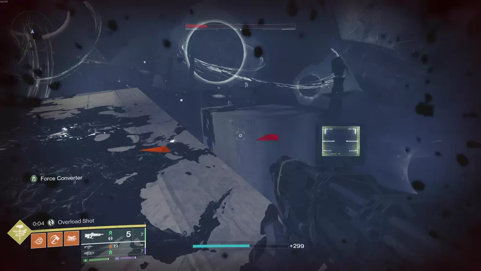 The second Taken-corrupted chasm in the Fire and Ice Exotic mission in Destiny 2: Renegades.