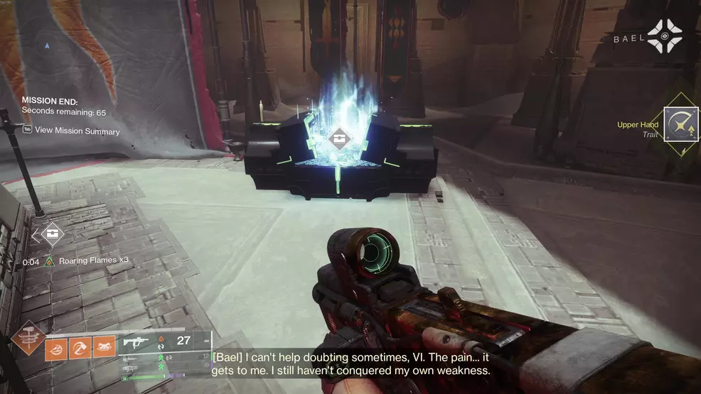 Getting the Upper Hand Praxic Blade Exotic Catalyst in Destiny 2: Renegades.