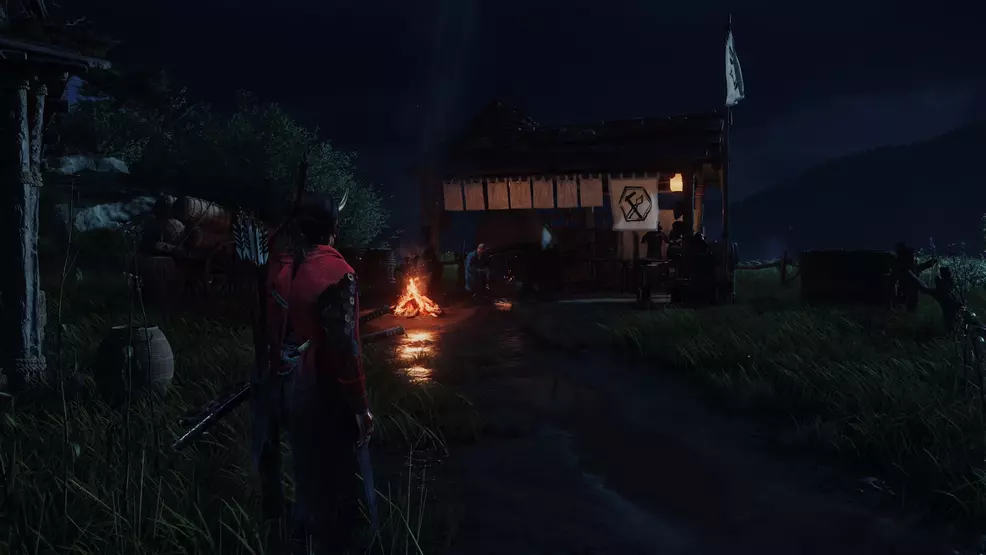 Ginji in the Yotei Grasslands in Ghost of Yotei