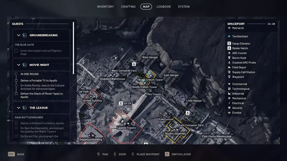 Where to use the Spaceport Trench Tower Key in ARC Raiders