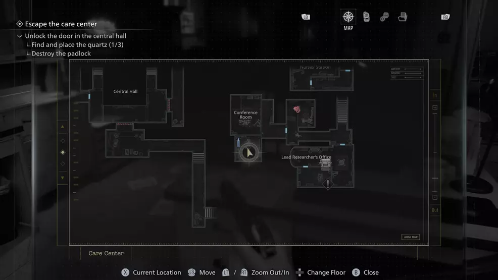 All file locations for the Case Closed challenge - Resident Evil Requiem