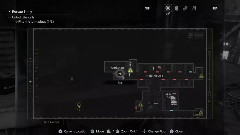 All file locations for the Case Closed challenge - Resident Evil Requiem