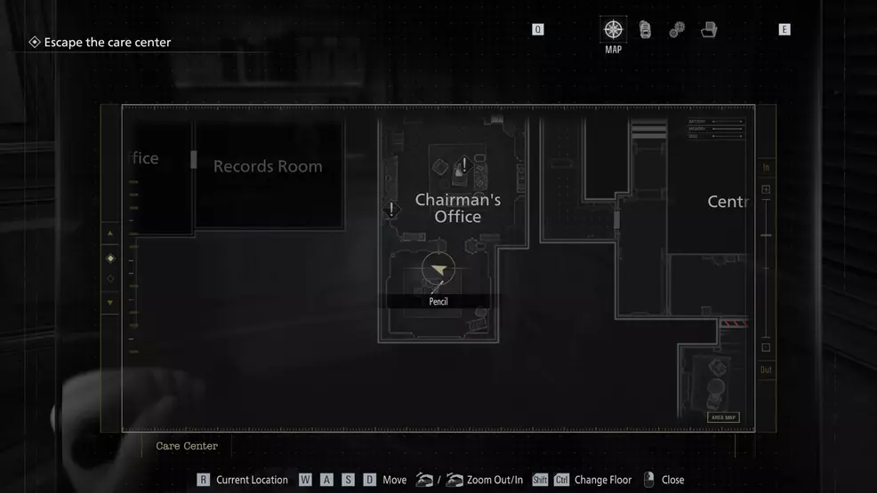 All file locations for the Case Closed challenge - Resident Evil Requiem