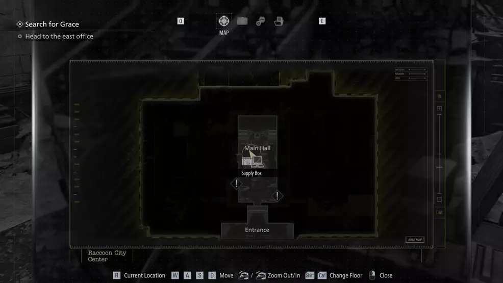 All file locations for the Case Closed challenge - Resident Evil Requiem
