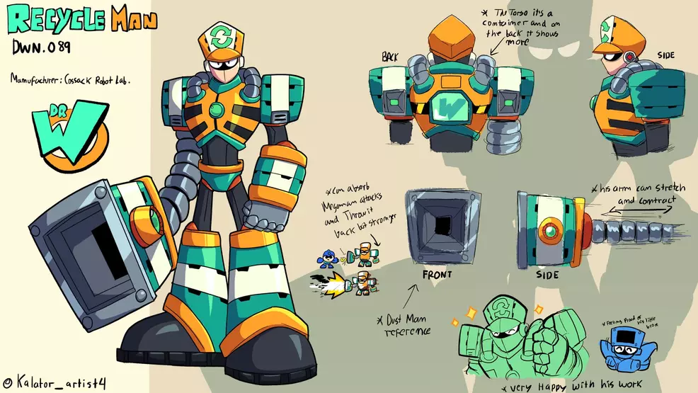 Capcom Cactus Mega Man: Dual Override's art contest is down to six finalists | Shacknews