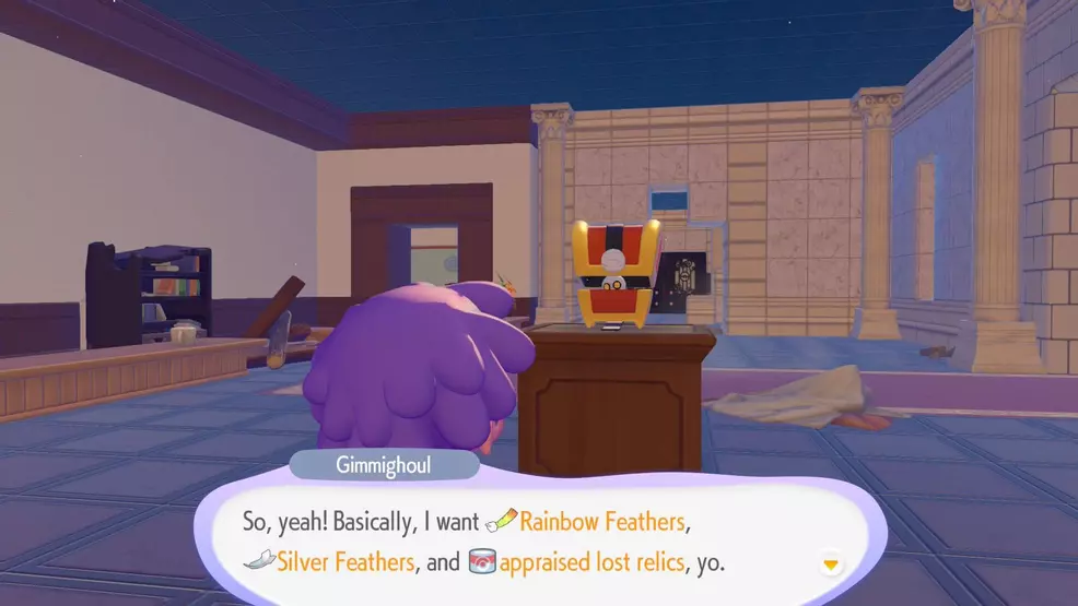 What to do with Rainbow Feathers & Silver Feathers in Pokemon Pokopia