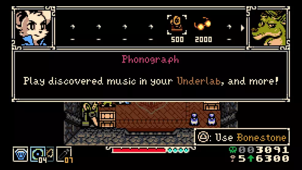 How to use Bonestone in Mina the Hollower
