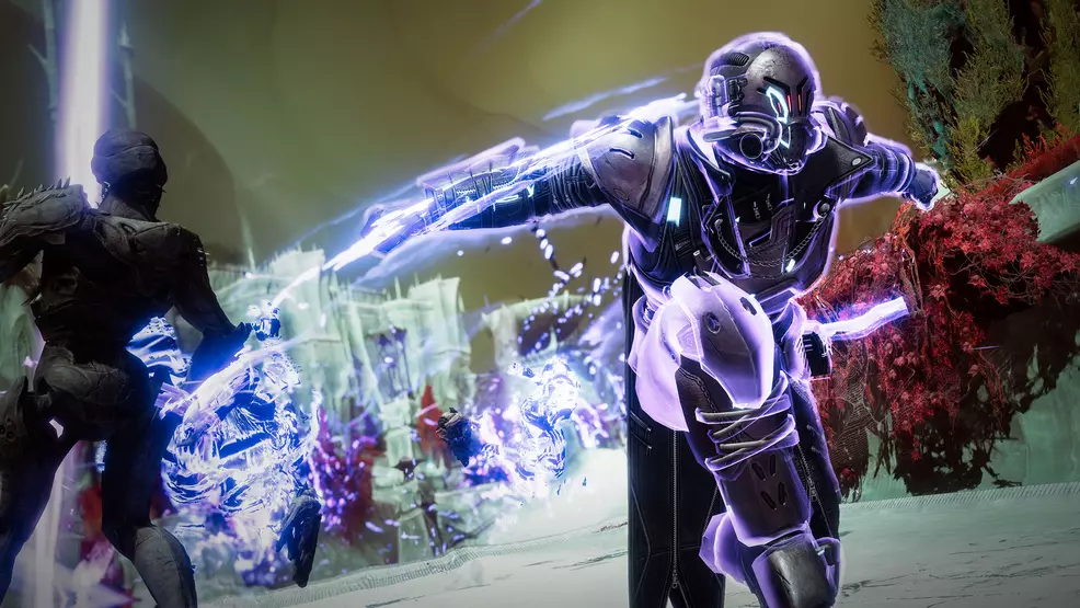 A Hunter using the Phantom Blade ability in Destiny 2.